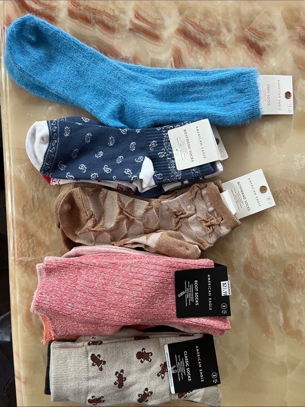 American Eagle / Aerie assortment bundle of socks